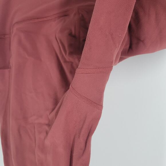 Athleta Antique Burgandy Stash Pocket Salutation Tight Leggings LP - Picture 7 of 10